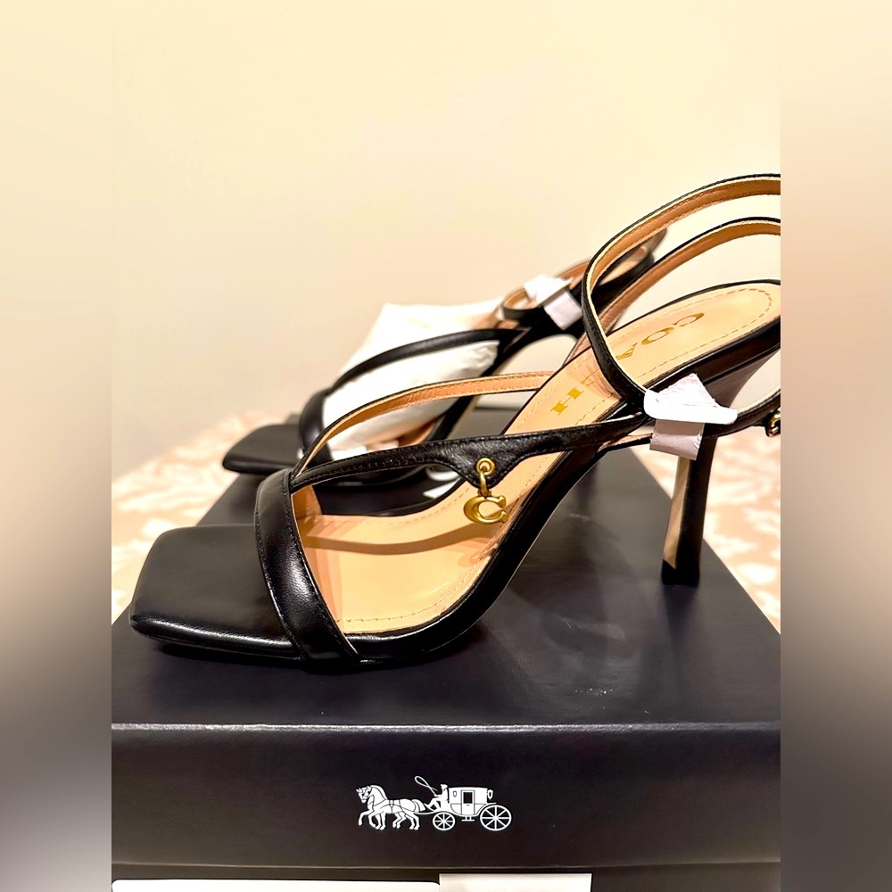 Coach Kali Leather Heels!  Brand new!  Never Worn!